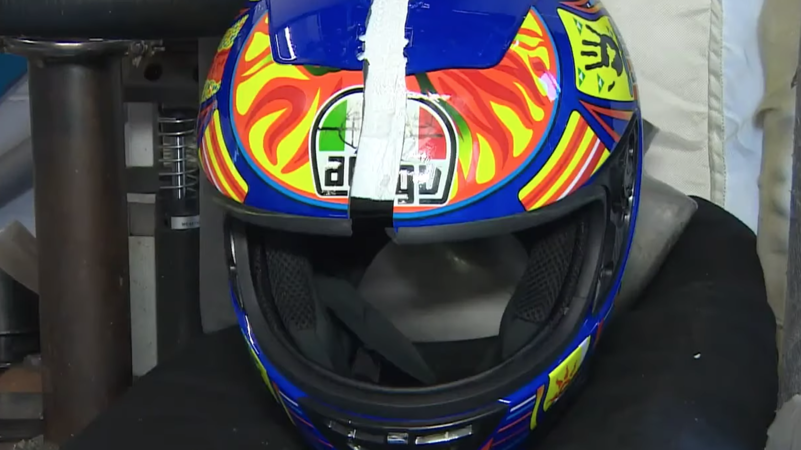 Fake AGV helmet